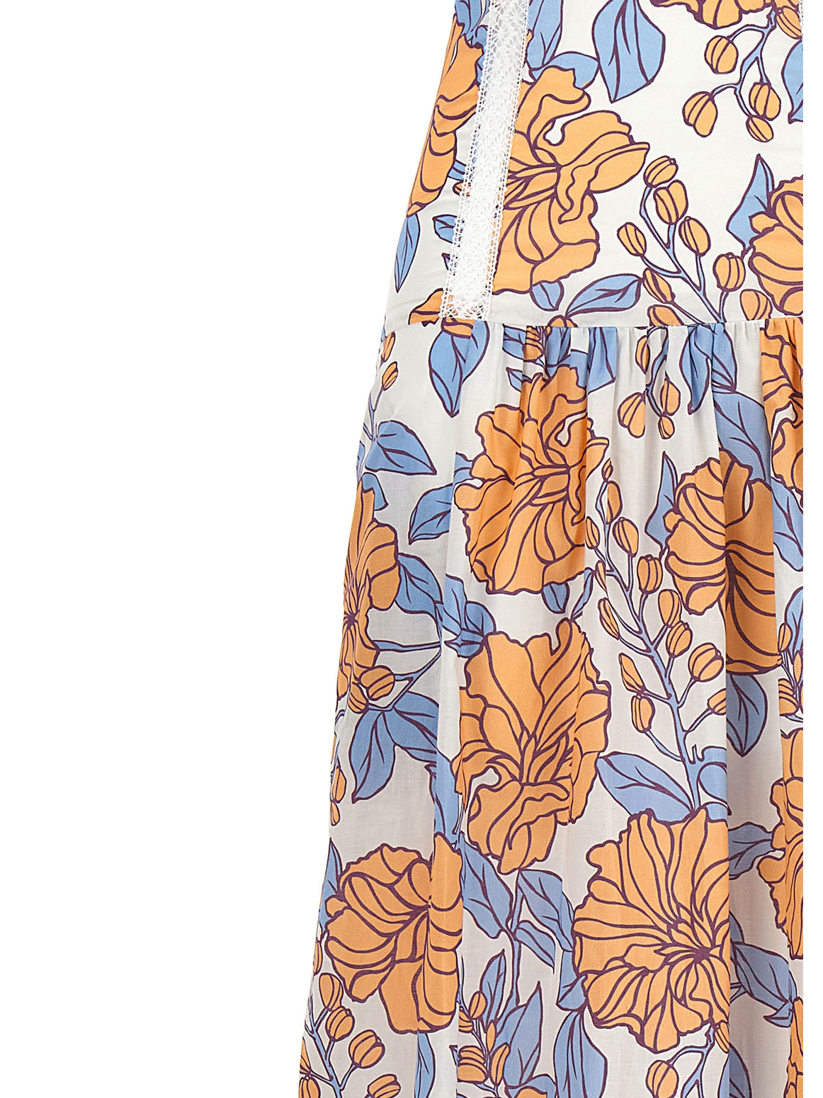 'Rosellina' long dress ROSELLINAMUSSOLAFIORE (LE TWINS / スカート ) | LE TWINS (レ ツインズ)(3)