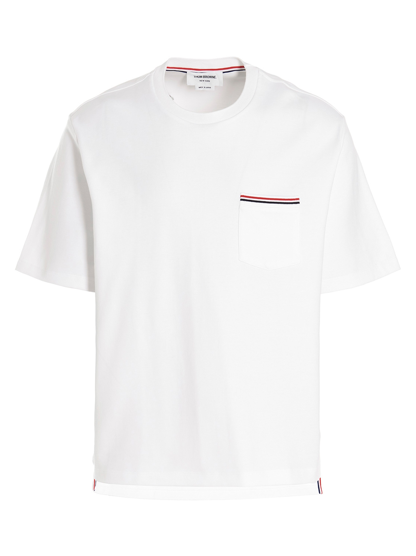 Pocket T-shirt MJS183A07323100 (Thom Browne / Tシャツ・カットソー ) | Thom Browne (トム・ブラウン)