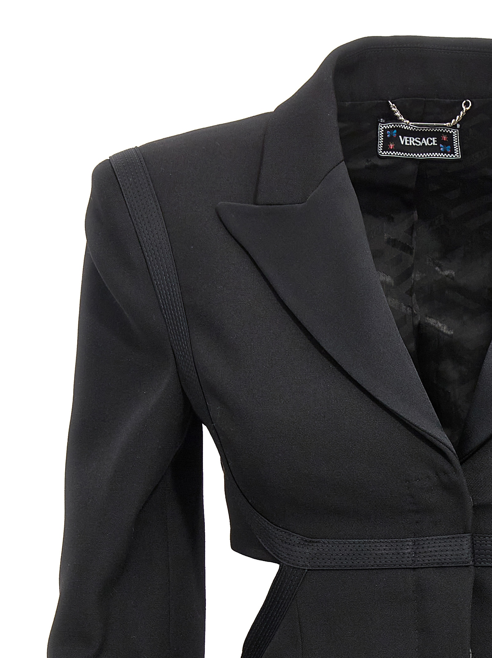 La Vacanza capsule single-breasted blazer 10112871A067501B000 (VERSACE / スーツ・ジャケット ) | VERSACE (ヴェルサーチェ)(2)
