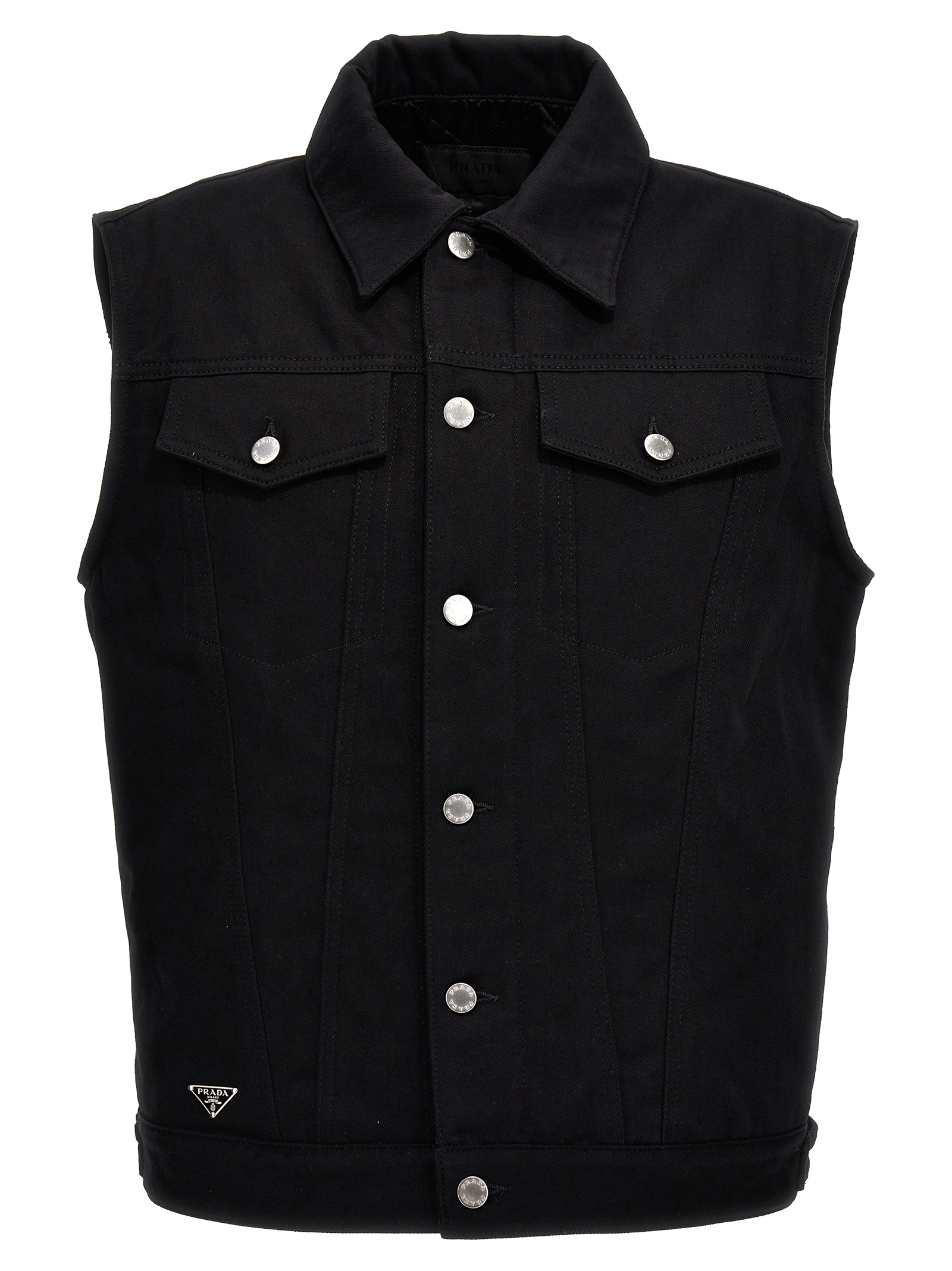 Quilted inner denim vest GEB235SOOO1ZFBF0557 (Prada / カジュアルジャケット・ベスト ) | Prada (プラダ)