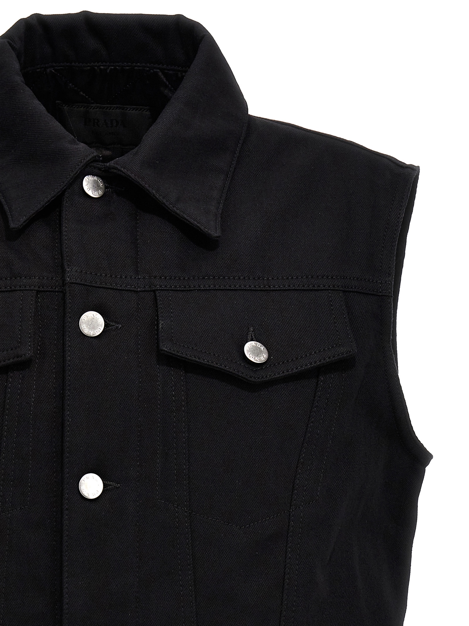 Quilted inner denim vest GEB235SOOO1ZFBF0557 (Prada / カジュアルジャケット・ベスト ) | Prada (プラダ)(2)