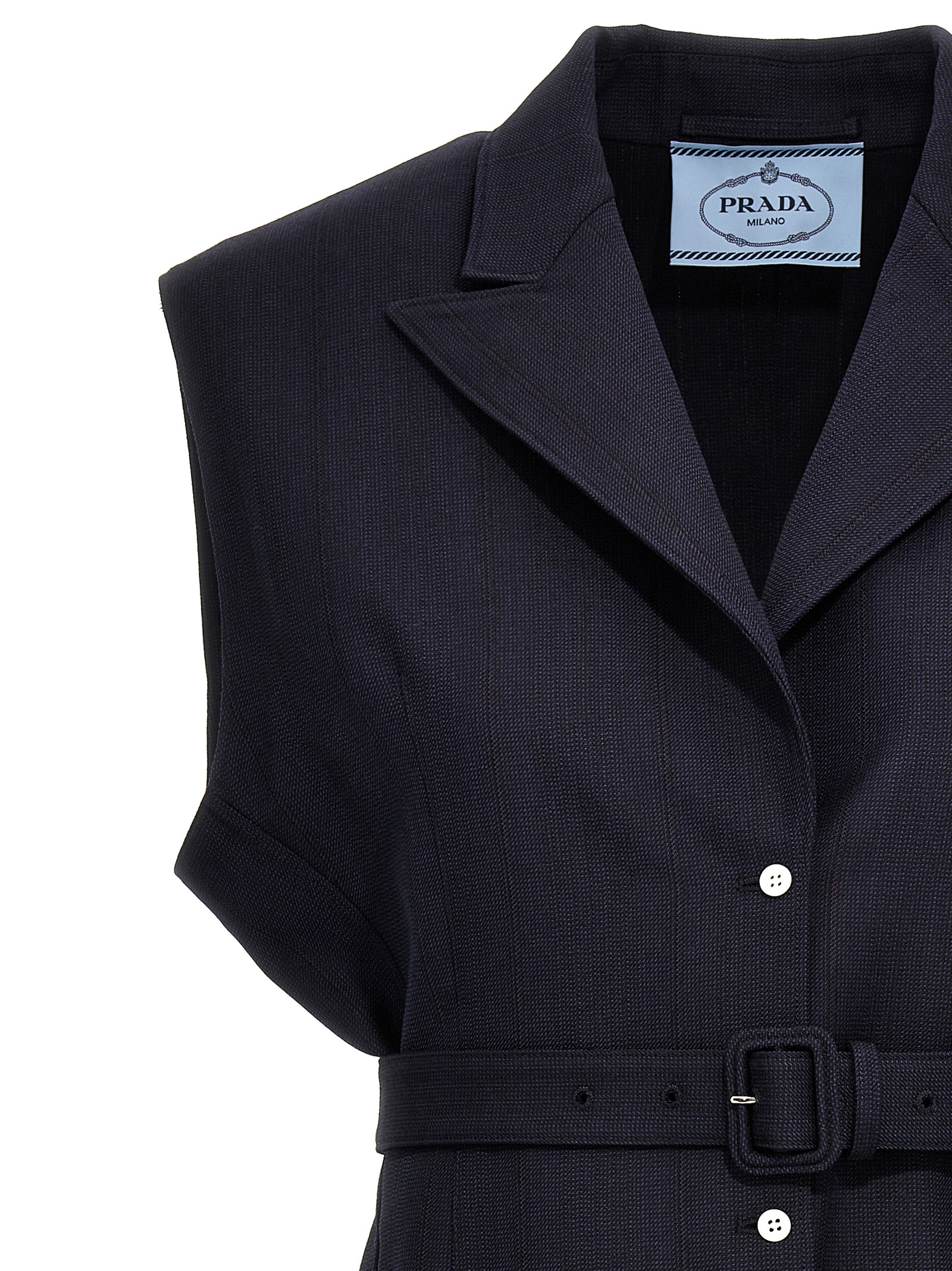 Belt wool vest P567OHOOO14XIF0124 (Prada / カジュアルジャケット・ベスト ) | Prada (プラダ)(2)