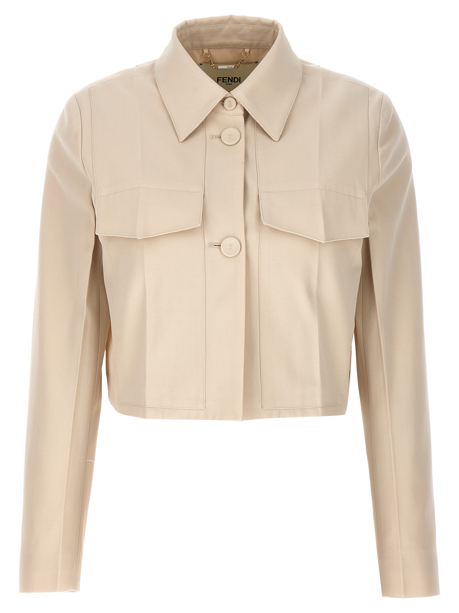 Tailored crop jacket FJ7474ARU5F1NY8 (FENDI / カジュアルジャケット・ベスト ) | FENDI (フェンディ)
