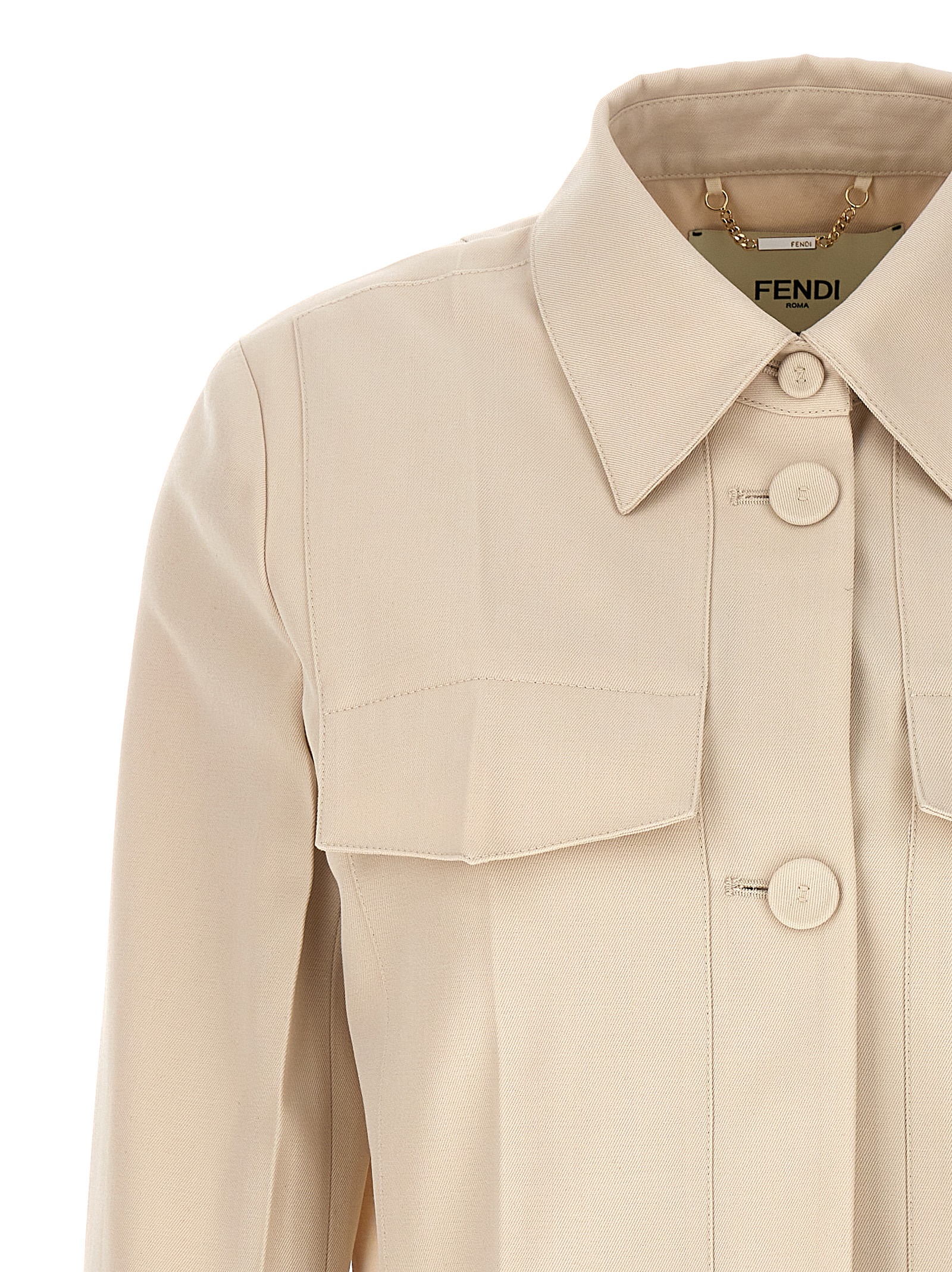 Tailored crop jacket FJ7474ARU5F1NY8 (FENDI / カジュアルジャケット・ベスト ) | FENDI (フェンディ)(2)
