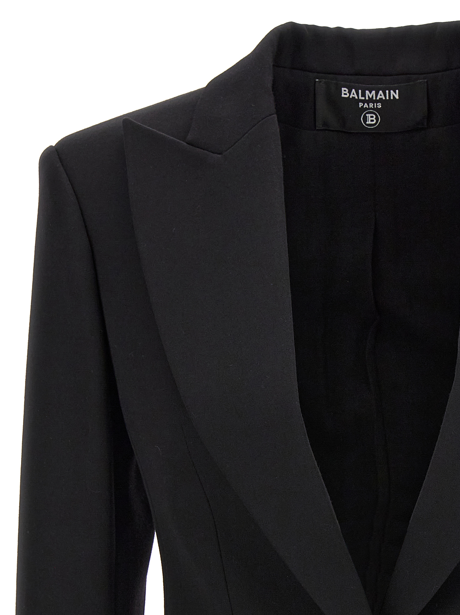 Logo button double-breasted blazer DF1SE055WC090PA (Balmain / スーツ・ジャケット ) | Balmain (バルマン)(2)