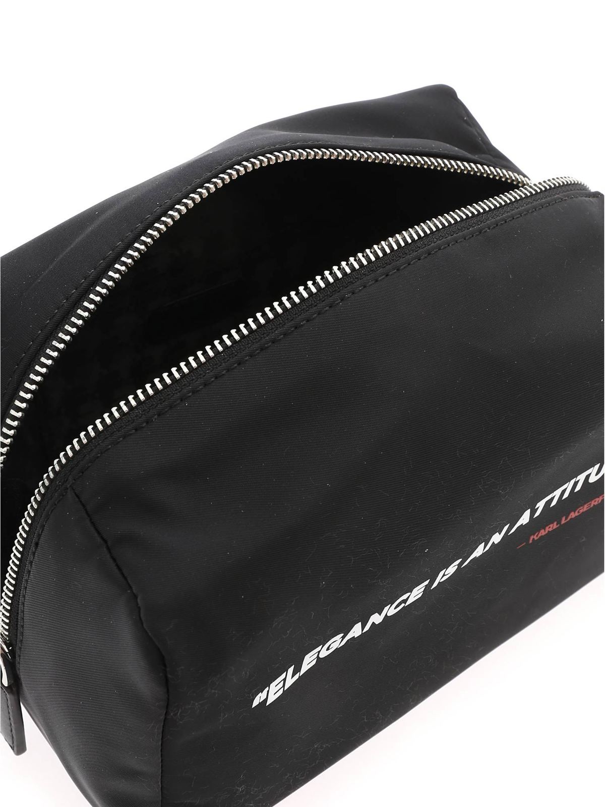 Karl Legend trousse in black 200W3209BLACK (KARL LAGERFELD / クラッチバッグ・ポーチ ) | KARL LAGERFELD (カール・ラガーフェルド)(4)