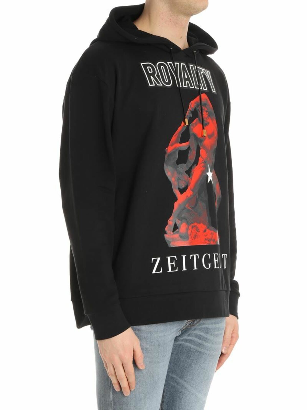 Black Royalty sweatshirt FRU7092PF0230999 (FAUSTO PUGLISI / スウェット・フーディー ) | FAUSTO PUGLISI (ファウスト プリージ)(1)
