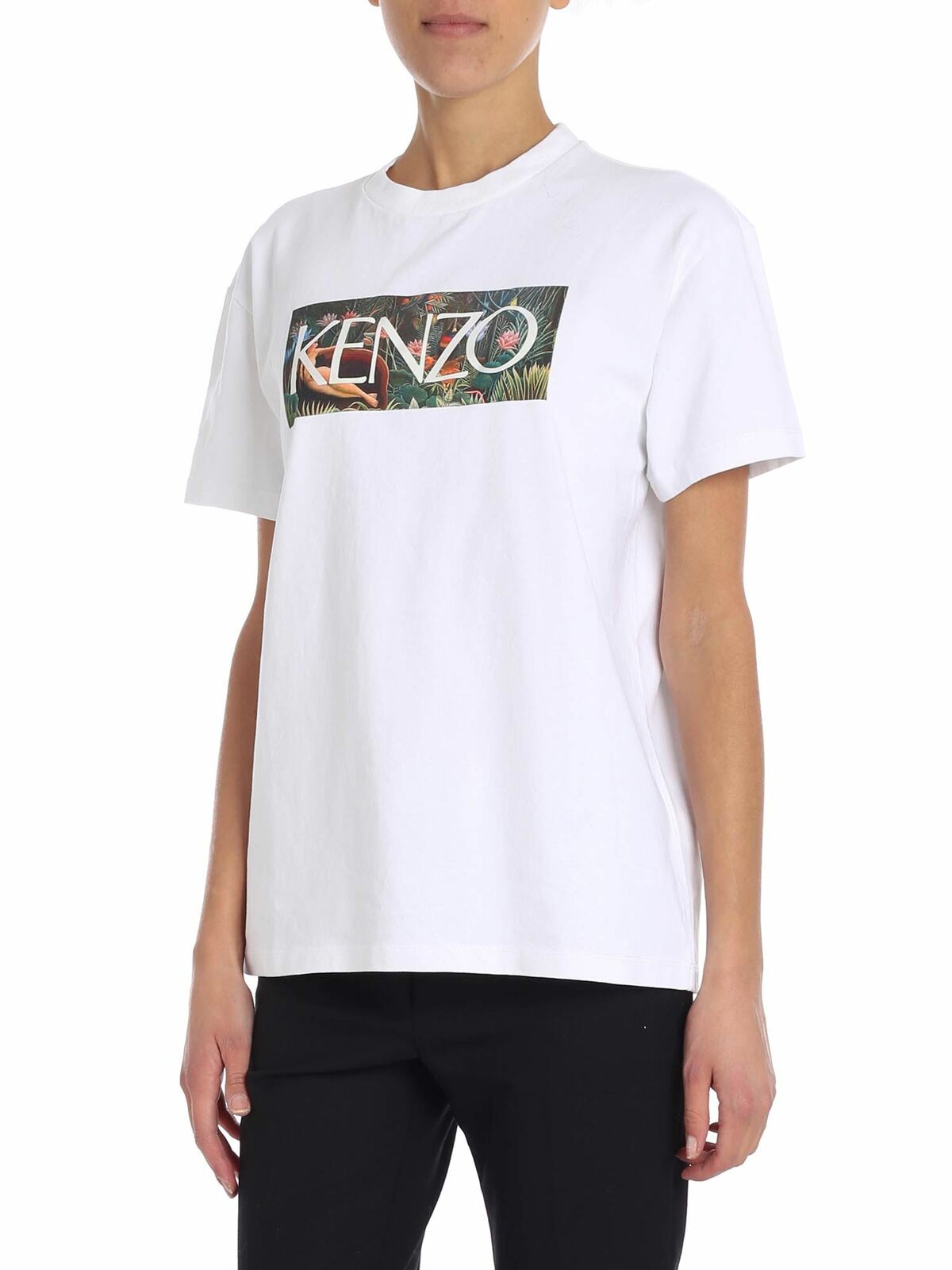 "Comfort Crew Neck" white t-shirt 1TS76998501 (KENZO / Tシャツ・カットソー ) | KENZO (ケンゾー)(1)