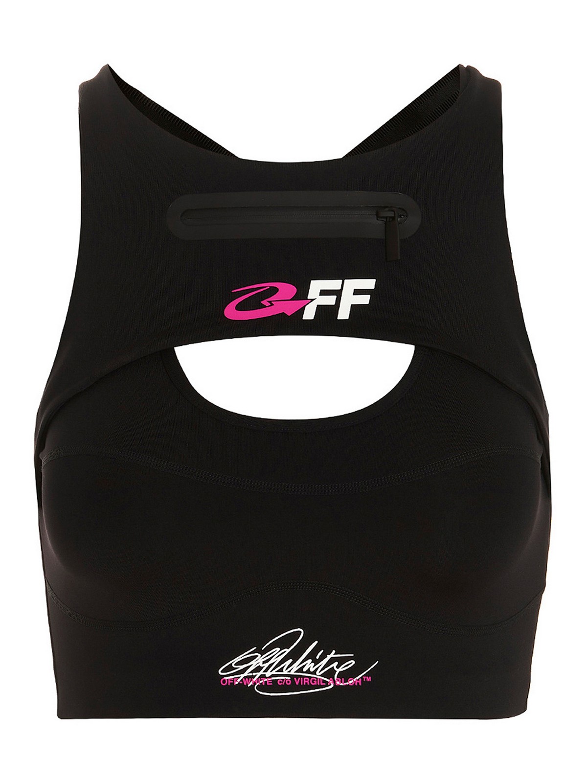 Cut out detailed top OWVO071S23JER0011001 (Off-White / タンクトップ・キャミソール ) | Off-White (オフホワイト)