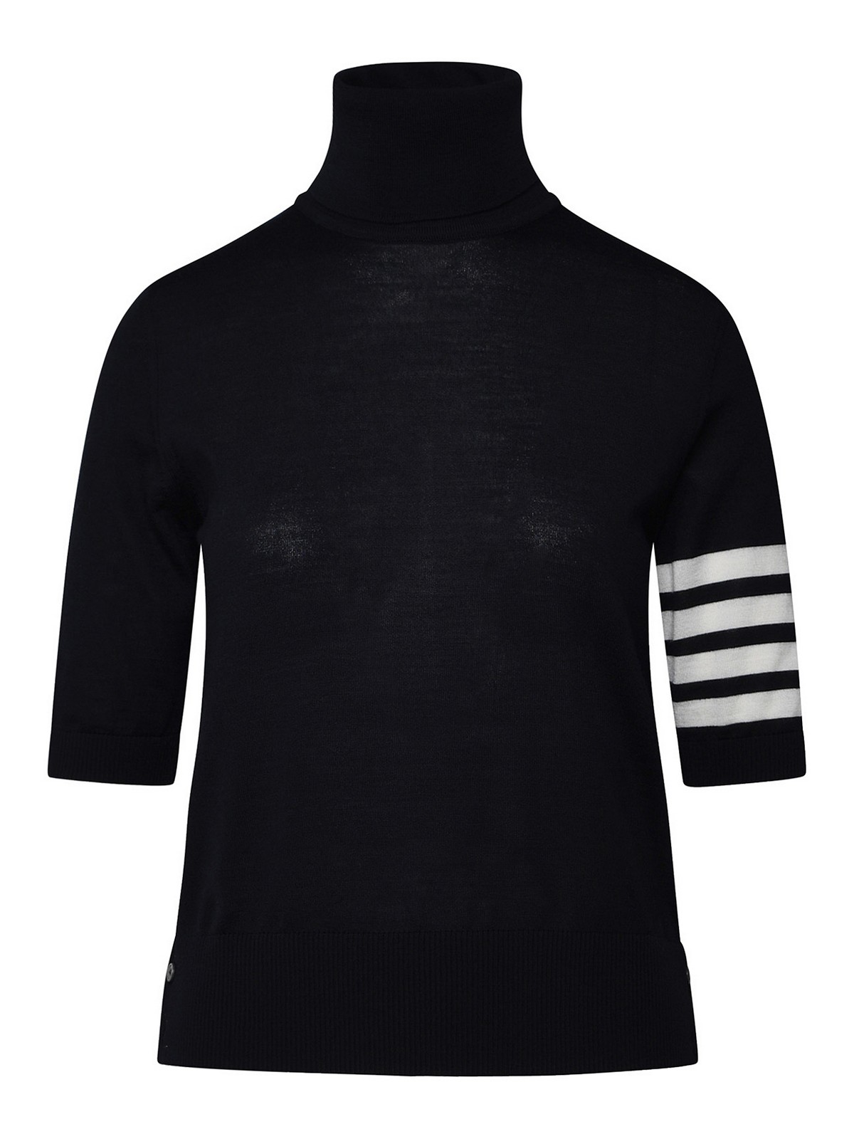 Navy virgin wool sweater FKA434AY1014415 (Thom Browne / ニット・セーター・カーディガン ) | Thom Browne (トム・ブラウン)