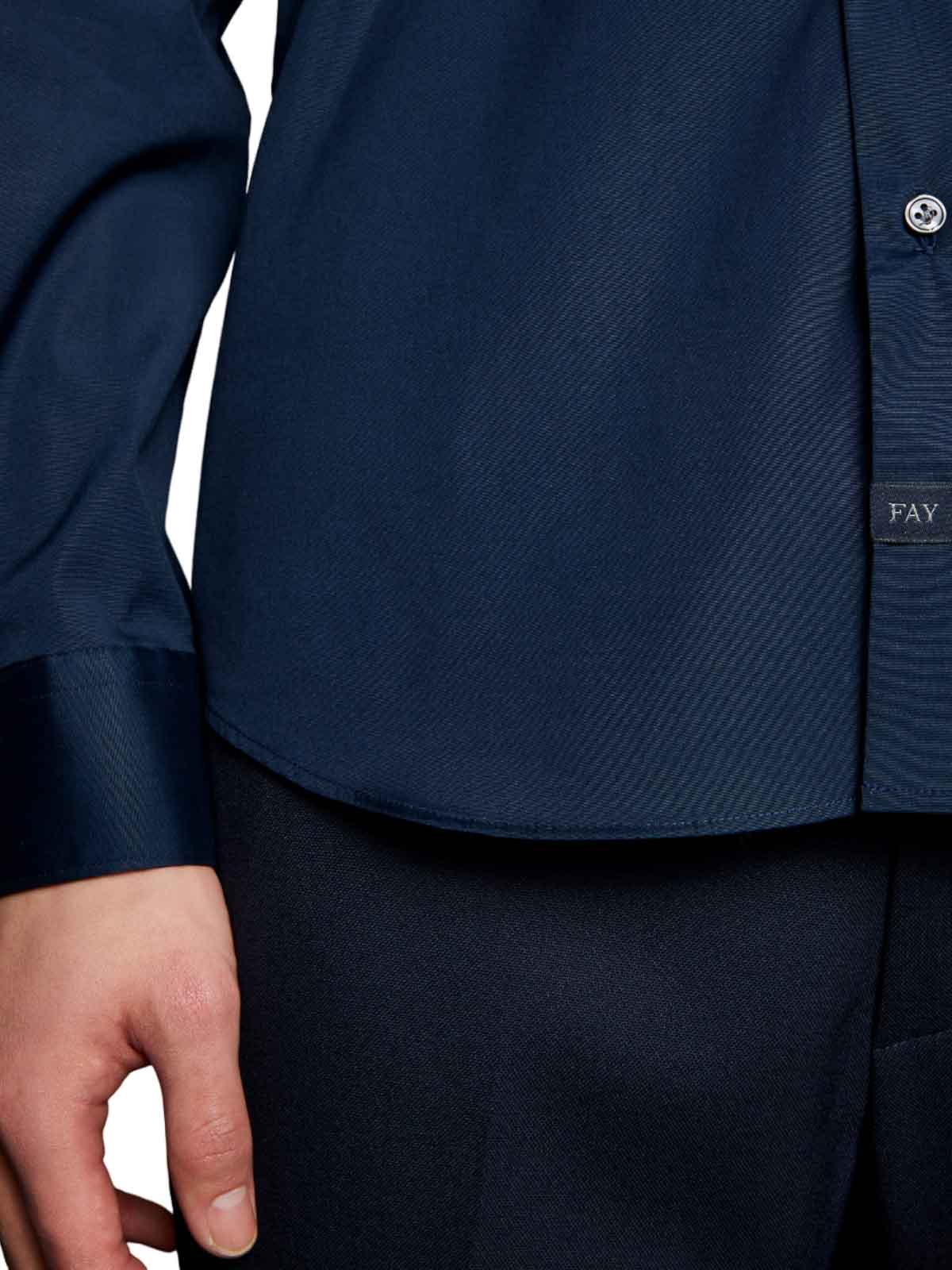 Blue cotton shirt NCMA147259SORMU807 (Fay / シャツ・ブラウス ) | Fay (フェイ)(3)