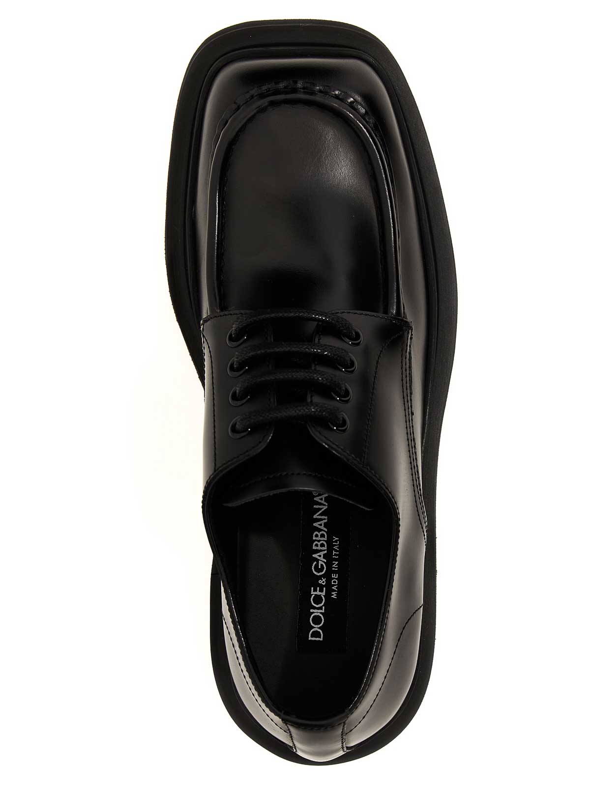 Brushed leather derby A10806A120380999 (Dolce & Gabbana / レースアップ ) | Dolce & Gabbana (ドルチェガッバーナ)(2)