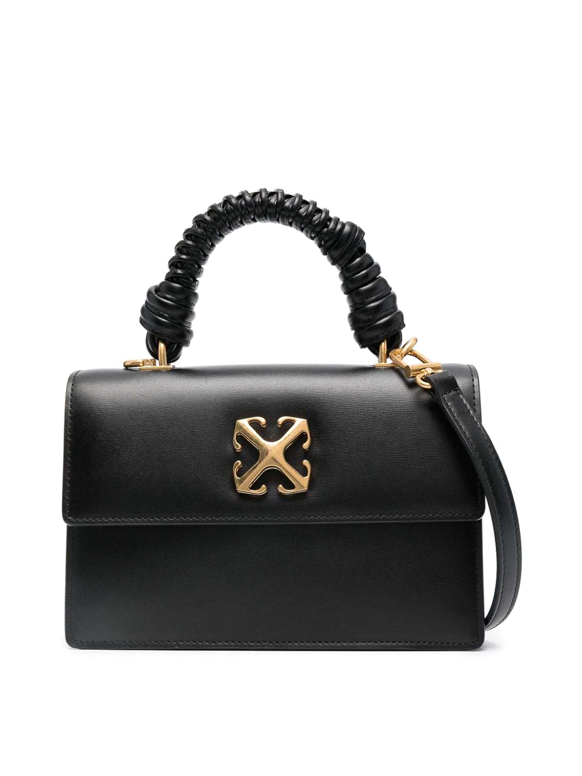 Jitney 28 top handle bag OWNP046F23LEA0041000 (Off-White / ハンドバッグ・ショルダーバッグ ) | Off-White (オフホワイト)