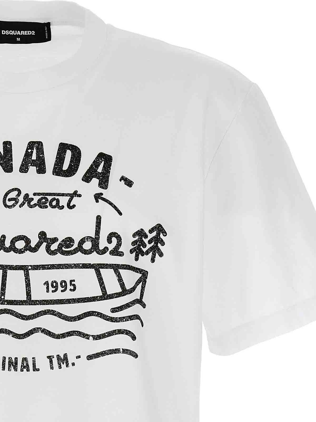 Logo print t-shirt S74GD1185S22427100 (Dsquared2 / Tシャツ・カットソー ) | Dsquared2 (ディースクエアード)(2)
