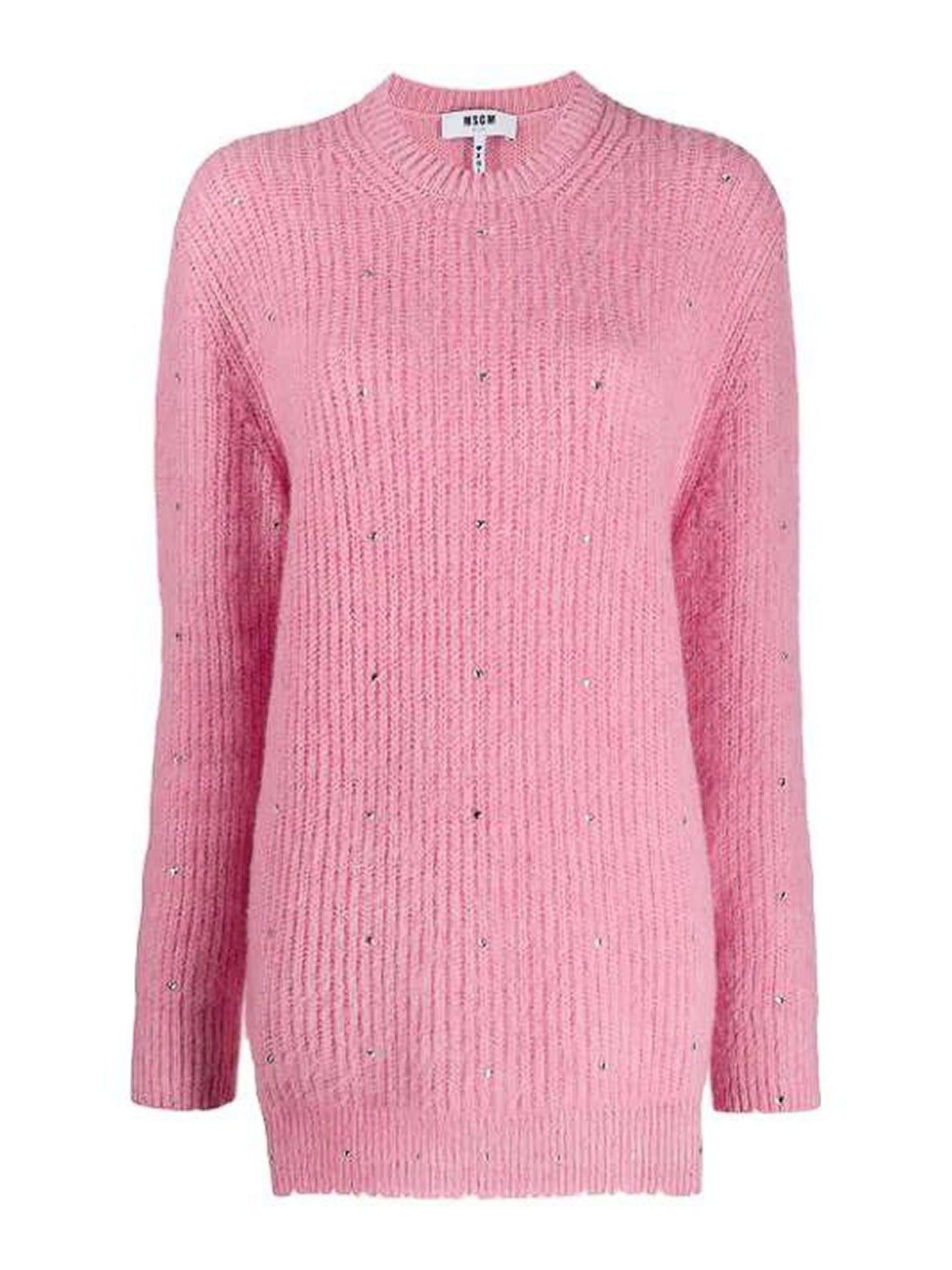 ter knit pink 2742MDM25719595812 (MSGM / ニット・セーター・カーディガン ) | MSGM (エムエスジーエム)