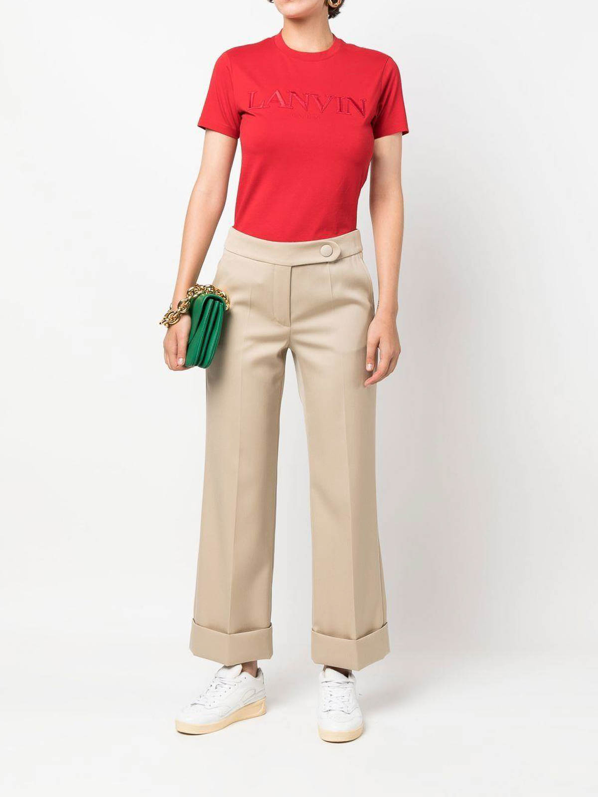 mid-rise cropped wool trousers RWTR00164885A2207 (LANVIN / パンツ ) | LANVIN (ランバン)(1)