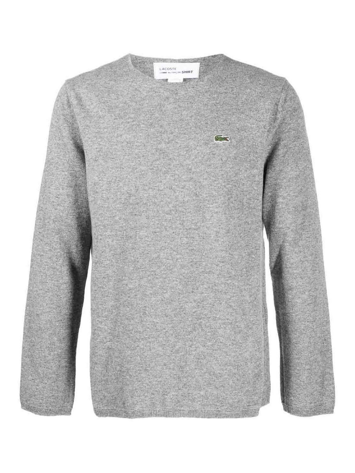 Intarsia-knit logo wool jumper FLN004W233 (Comme Des Garçons / スウェット・フーディー ) | Comme Des Garçons (コムデギャルソン)