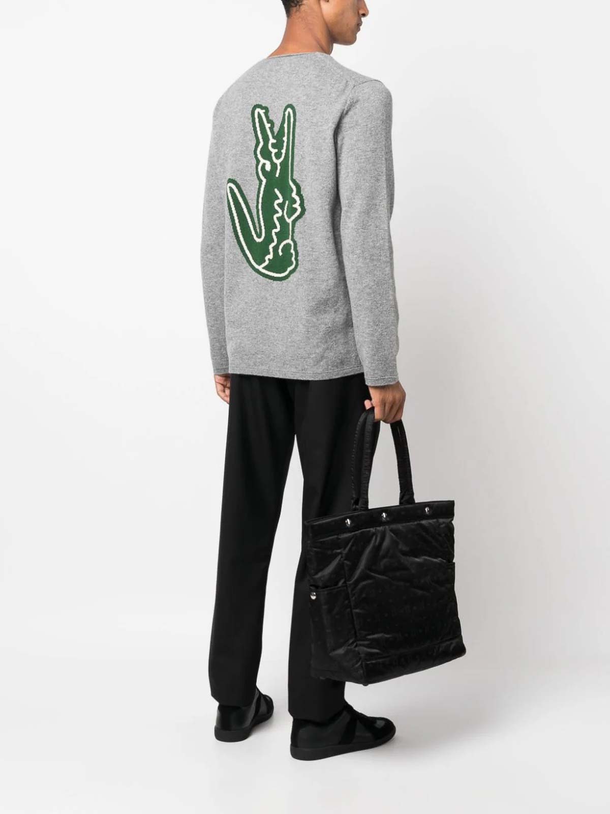 Intarsia-knit logo wool jumper FLN004W233 (Comme Des Garçons / スウェット・フーディー ) | Comme Des Garçons (コムデギャルソン)(1)