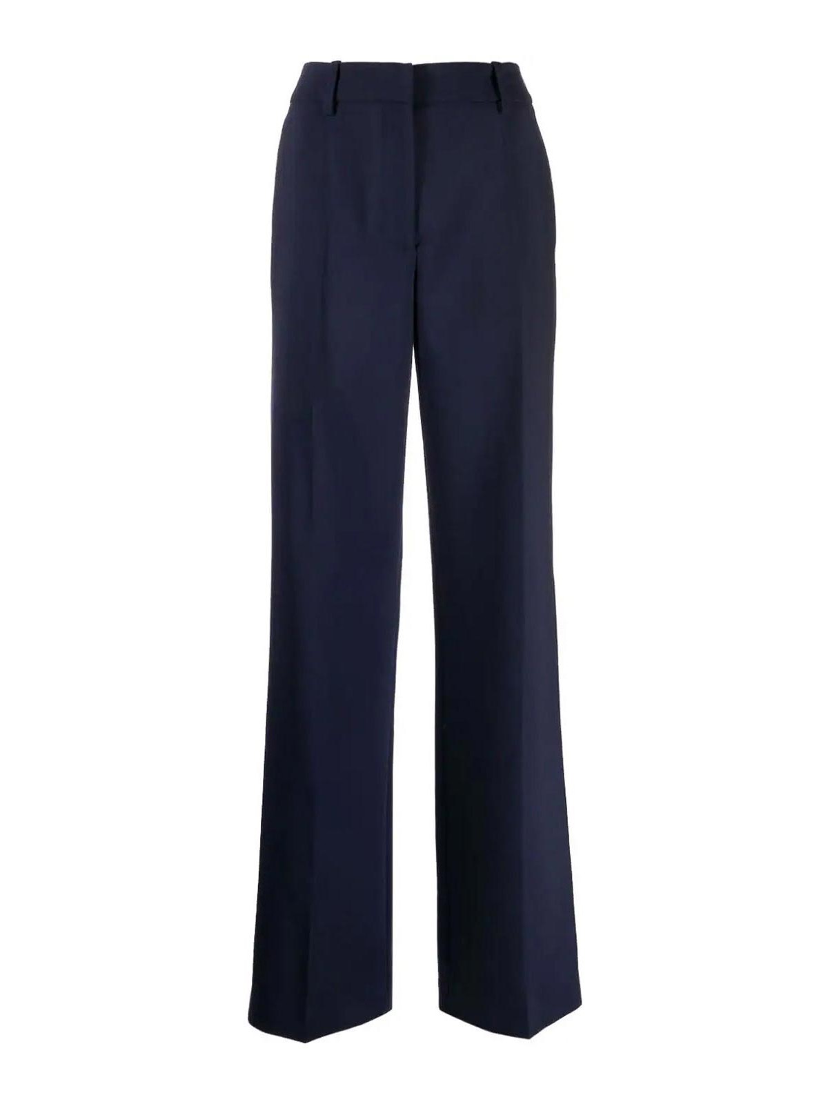 Wide-leg virgin-wool-blend trousers OWCO008F23FAB0014747 (Off-White / パンツ ) | Off-White (オフホワイト)