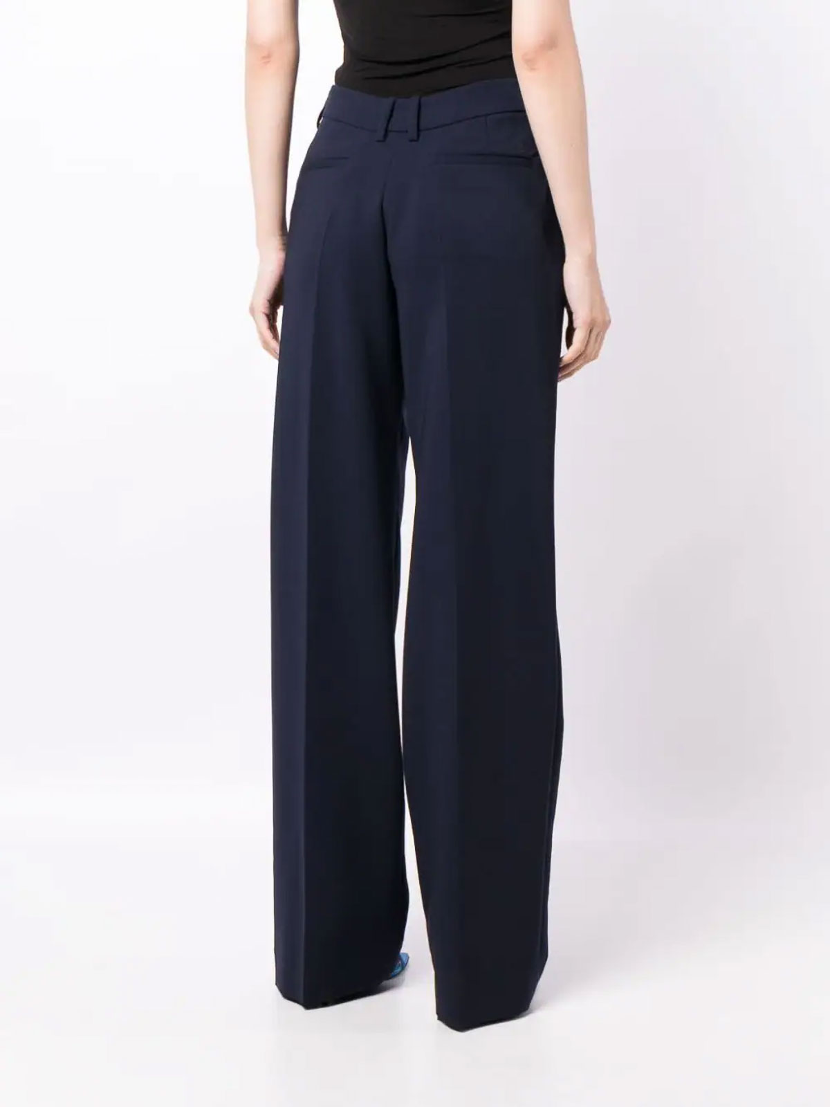 Wide-leg virgin-wool-blend trousers OWCO008F23FAB0014747 (Off-White / パンツ ) | Off-White (オフホワイト)(2)