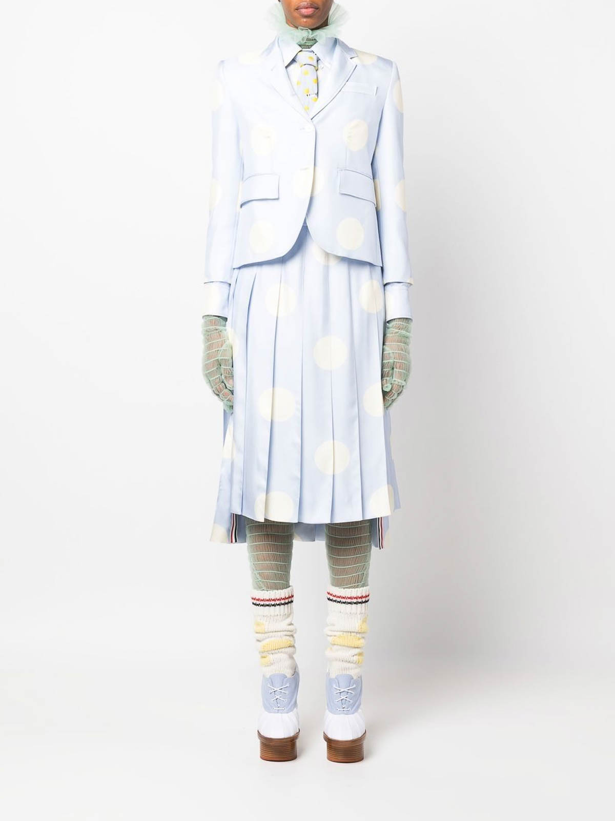 polka-dot print silk blazer FBC646AF0367480 (Thom Browne / ブレザー・ジャケット ) | Thom Browne (トム・ブラウン)(1)