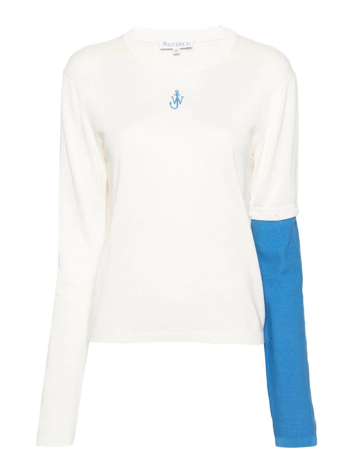 Contrast sleeve jumper KW1157YN0335001 (JW Anderson / Tシャツ・カットソー ) | JW Anderson (ジェイダブリュー アンダーソン)