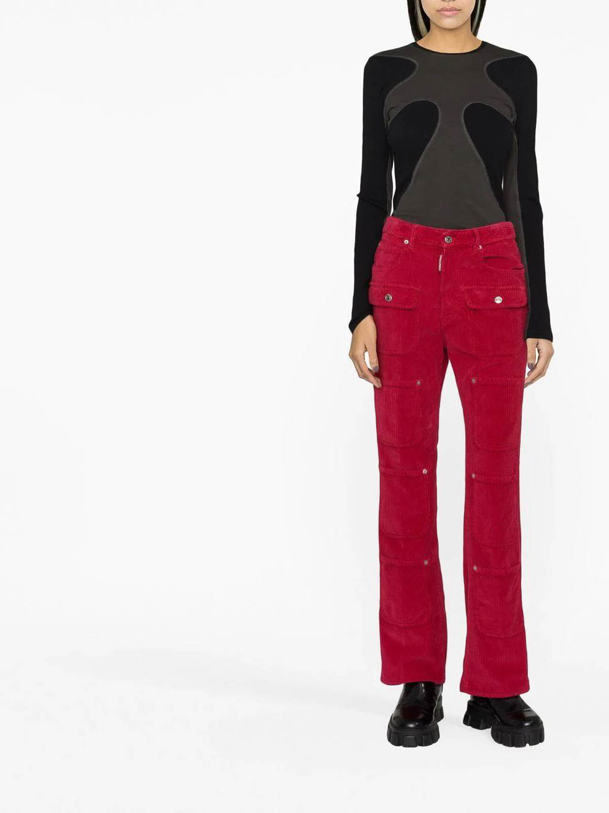 corduroy straight-leg jeans S72KA1159S54096401 (Dsquared2 / ジーンズ ) | Dsquared2 (ディースクエアード)(1)