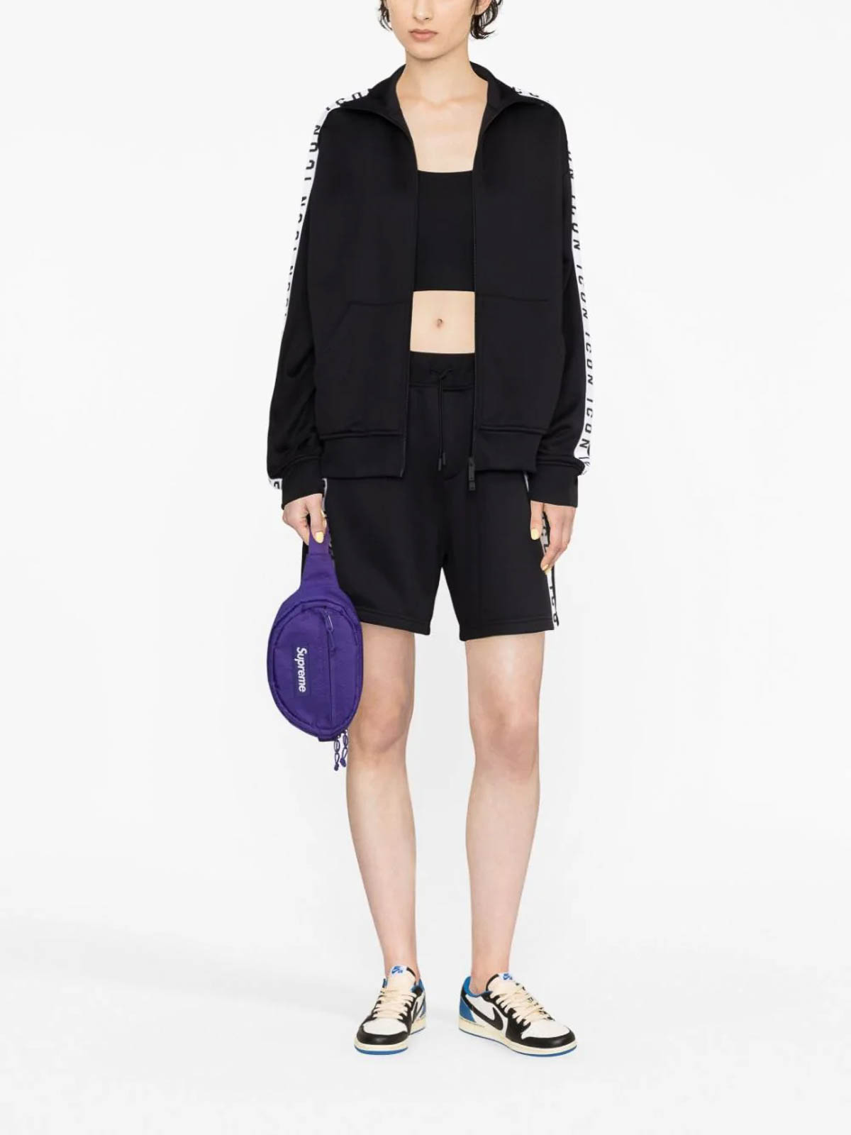 icon-stripe drawstring shorts S80MU0027S25497900 (Dsquared2 / ショートパンツ ) | Dsquared2 (ディースクエアード)(1)