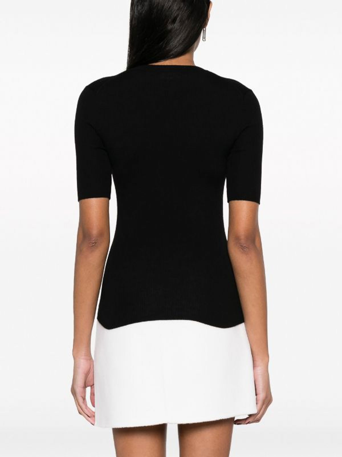 Ribbed-knit wool top D510795LEILA23013 (P.A.R.O.S.H. / Tシャツ・カットソー ) | P.A.R.O.S.H. (パロッシュ)(2)