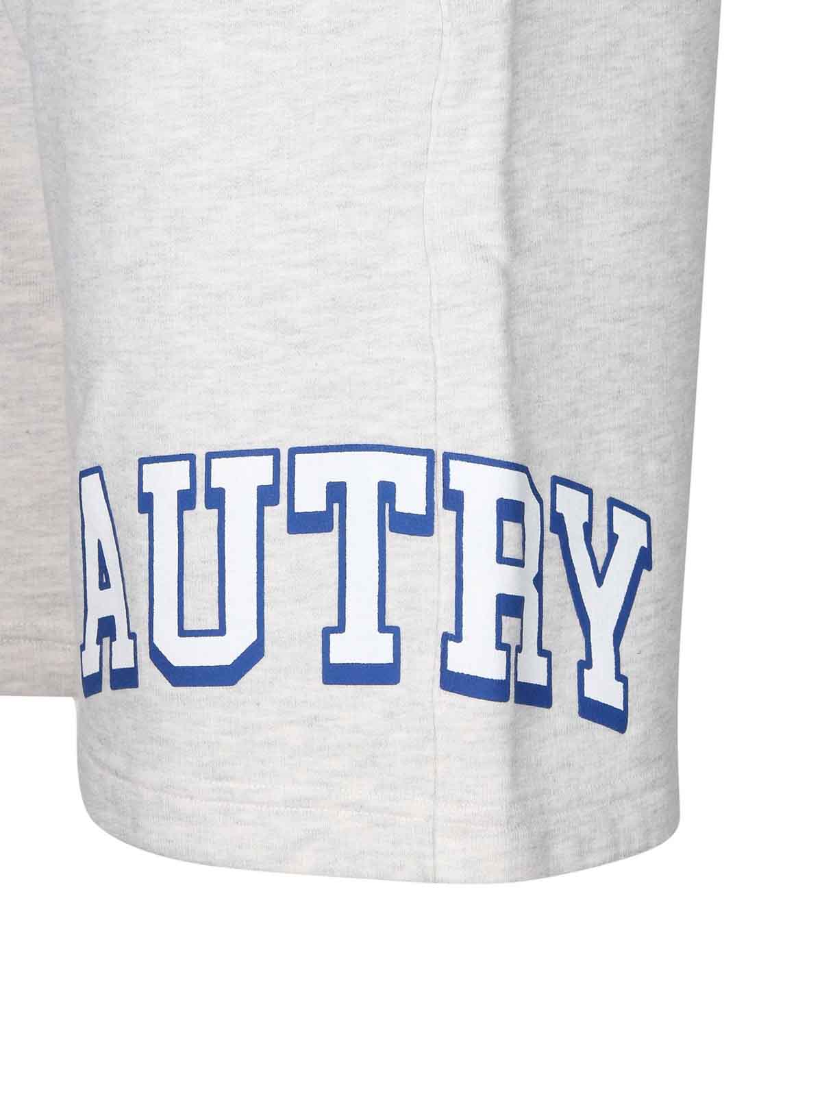 Melange gray cotton fleece shorts SHPM569M (AUTRY / ショートパンツ ) | AUTRY (オートリー)(1)