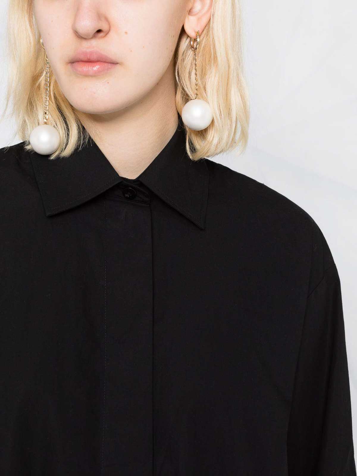 logo-print long-sleeved shirt DR0860017999B (Patou / シャツ・ブラウス ) | Patou (パトゥ)(2)