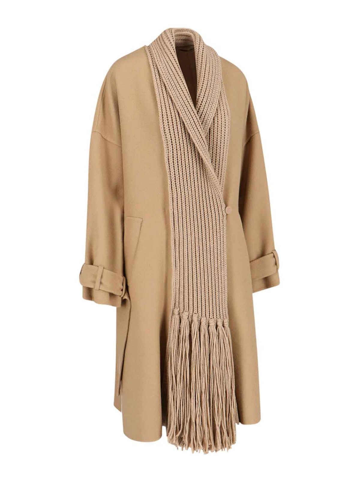 Scarf detail coat D436D314CMVCHNG71320 (ERMANNO SCERVINO / コート ) | ERMANNO SCERVINO (エルマンノ シェルヴィーノ)(1)