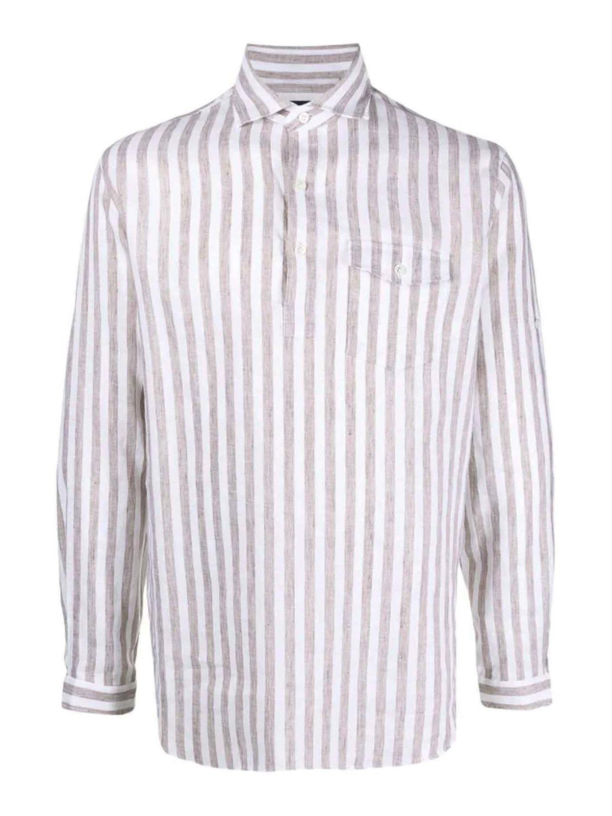 Striped shirt EPLINOEPC1660100MA (LARDINI / シャツ・ブラウス ) | LARDINI (ラルディーニ)