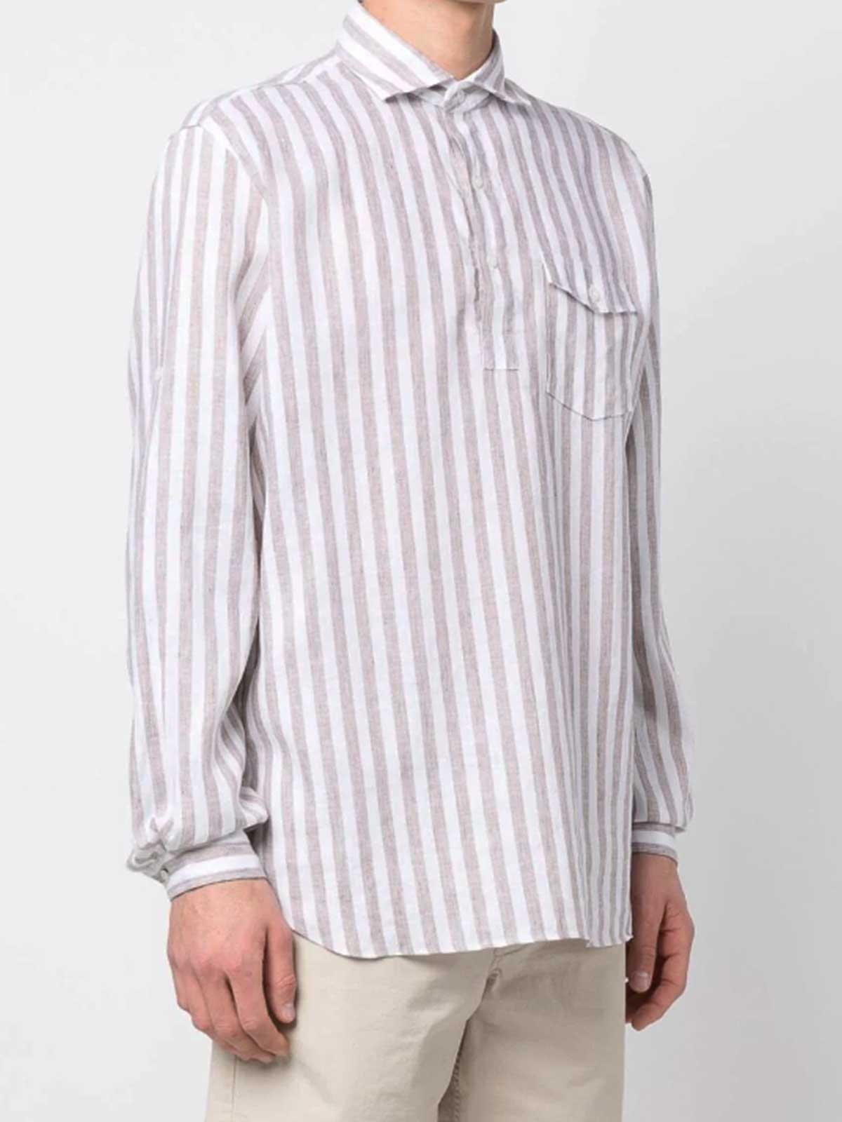 Striped shirt EPLINOEPC1660100MA (LARDINI / シャツ・ブラウス ) | LARDINI (ラルディーニ)(2)