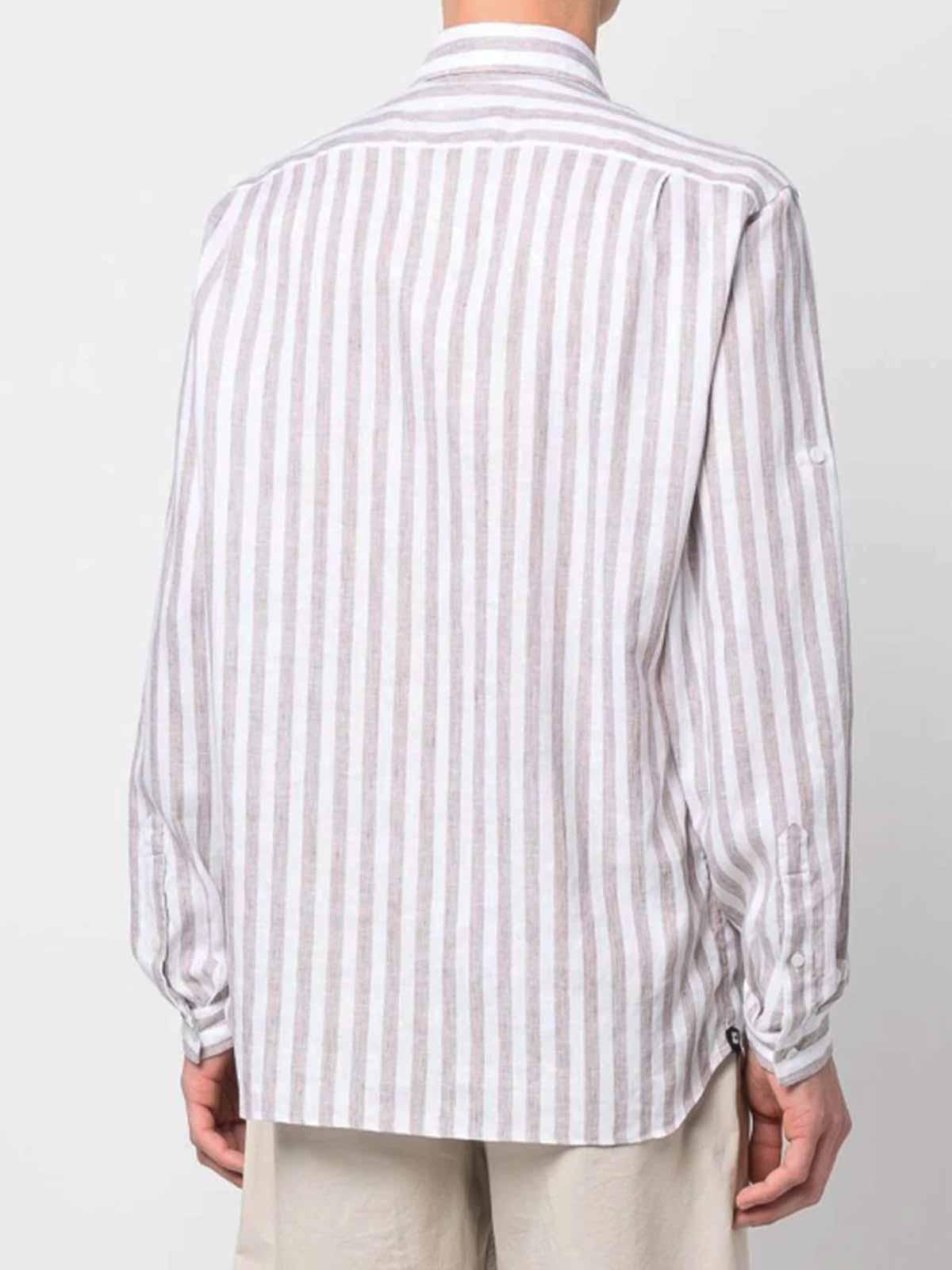 Striped shirt EPLINOEPC1660100MA (LARDINI / シャツ・ブラウス ) | LARDINI (ラルディーニ)(3)