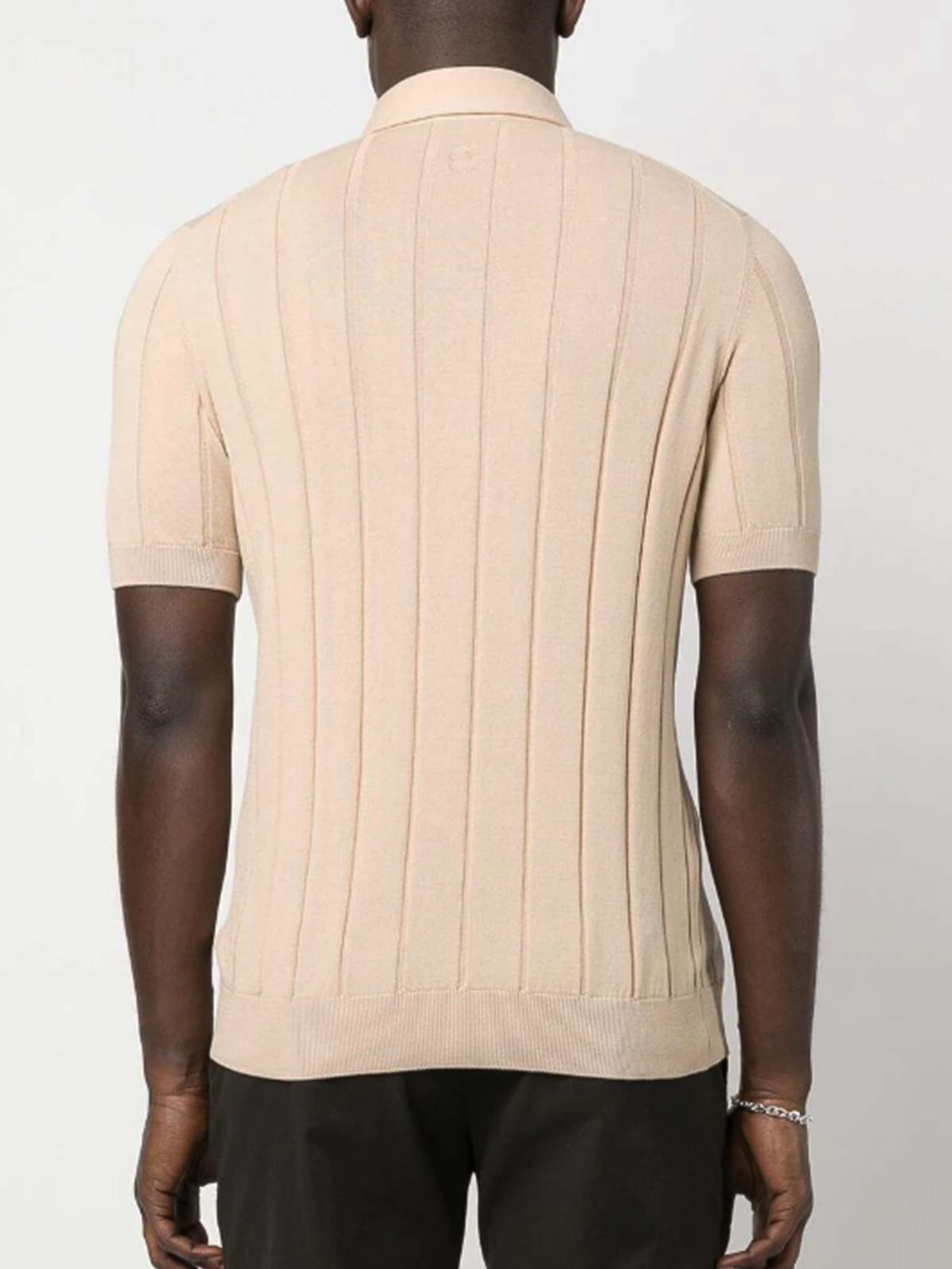 Ribbed polo EPLPMC66EP60020200 (LARDINI / ポロシャツ ) | LARDINI (ラルディーニ)(3)