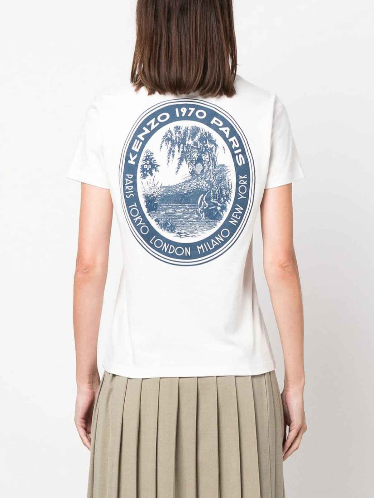 Graphic print t-shirt FD62TS0754SG02 (KENZO / Tシャツ・カットソー ) | KENZO (ケンゾー)(3)