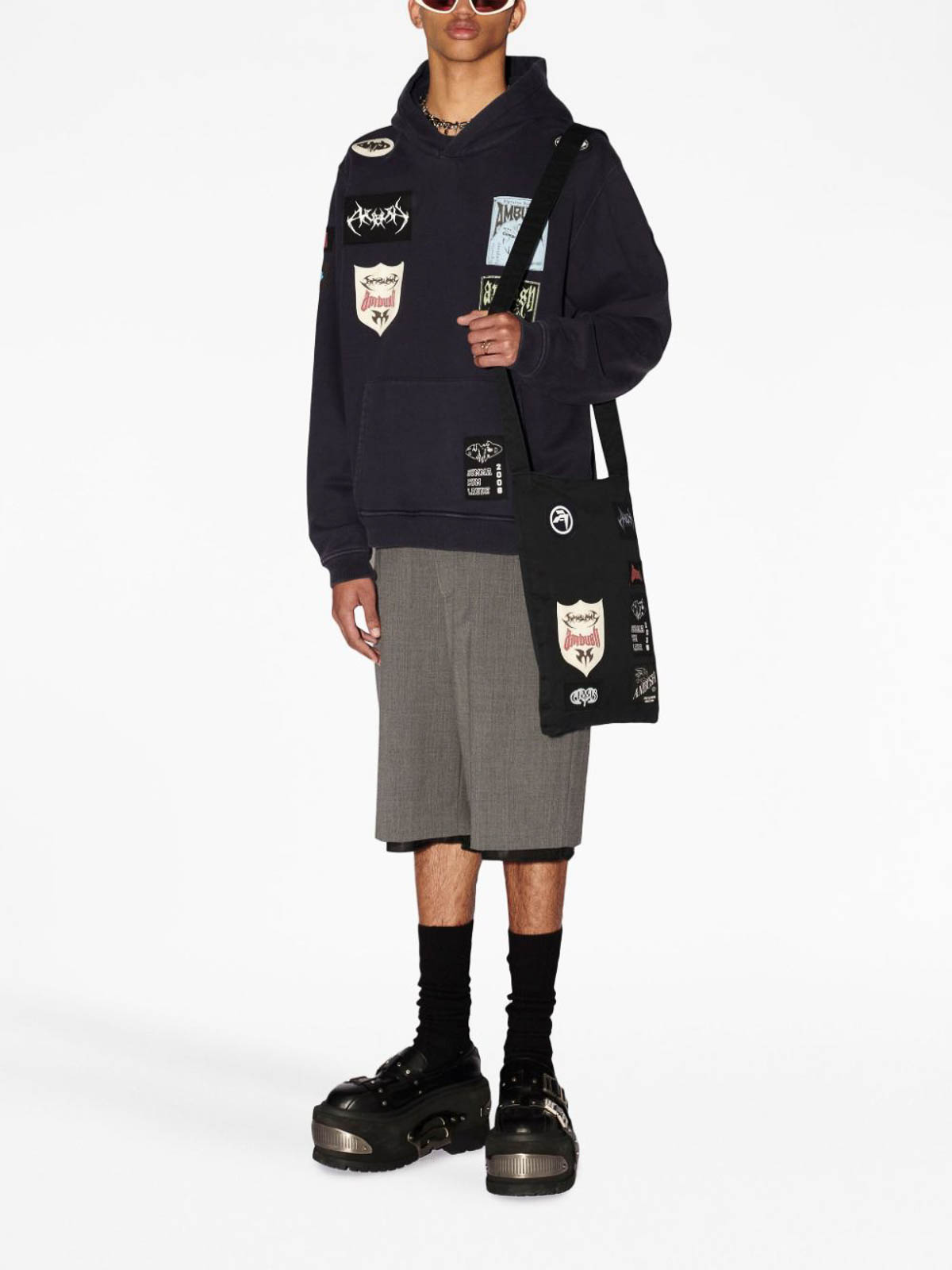 After hooded sweatshirt BMBB030F23FLE0014646 (AMBUSH / スウェット・フーディー ) | AMBUSH (アンブッシュ)(2)