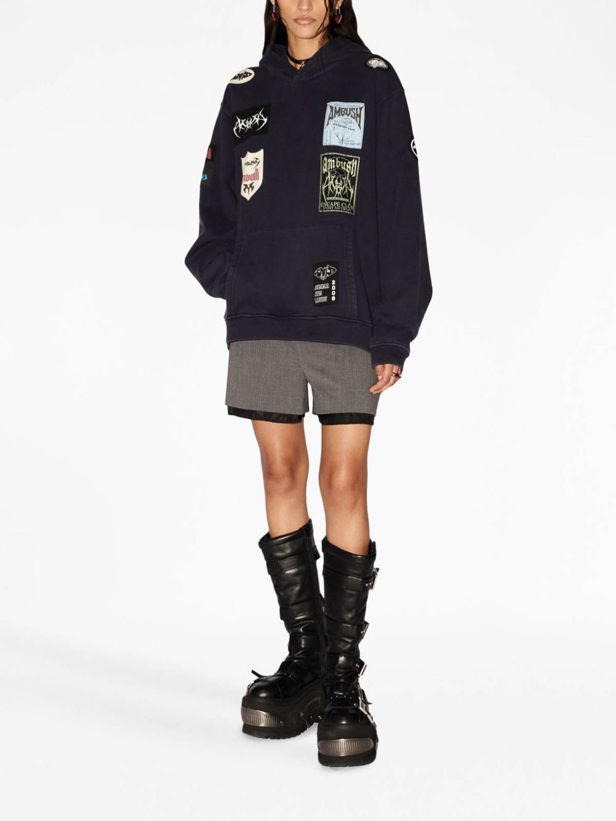 After hooded sweatshirt BMBB030F23FLE0014646 (AMBUSH / スウェット・フーディー ) | AMBUSH (アンブッシュ)(6)