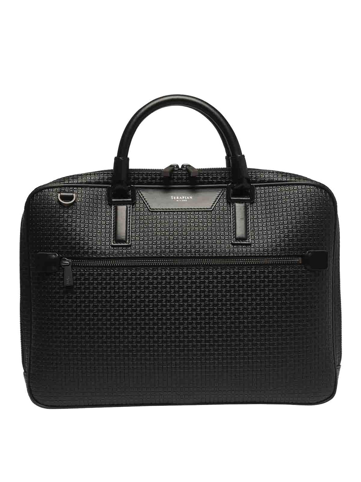 Extra slim stepan business bag SRSTSMLL712537BCG2 (SERAPIAN / ビジネス・トラベルバッグ ) | SERAPIAN (セラピアン)