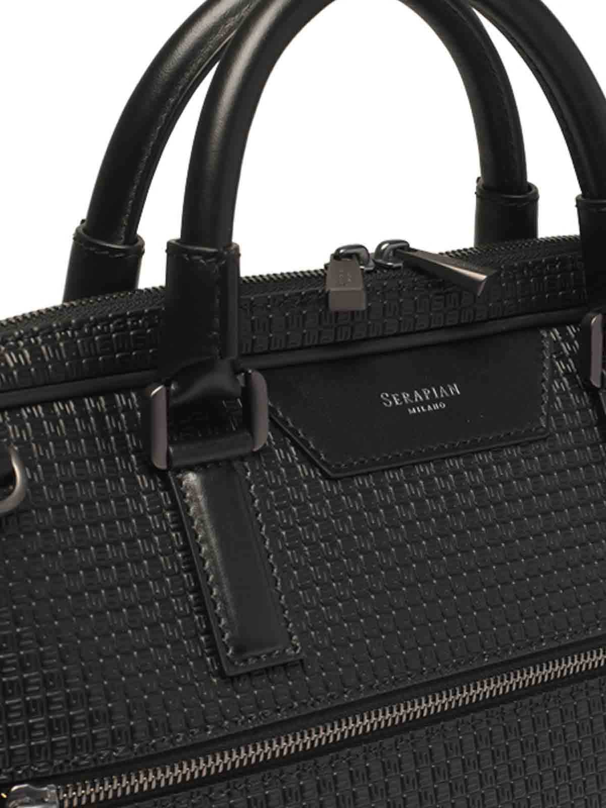 Extra slim stepan business bag SRSTSMLL712537BCG2 (SERAPIAN / ビジネス・トラベルバッグ ) | SERAPIAN (セラピアン)(3)