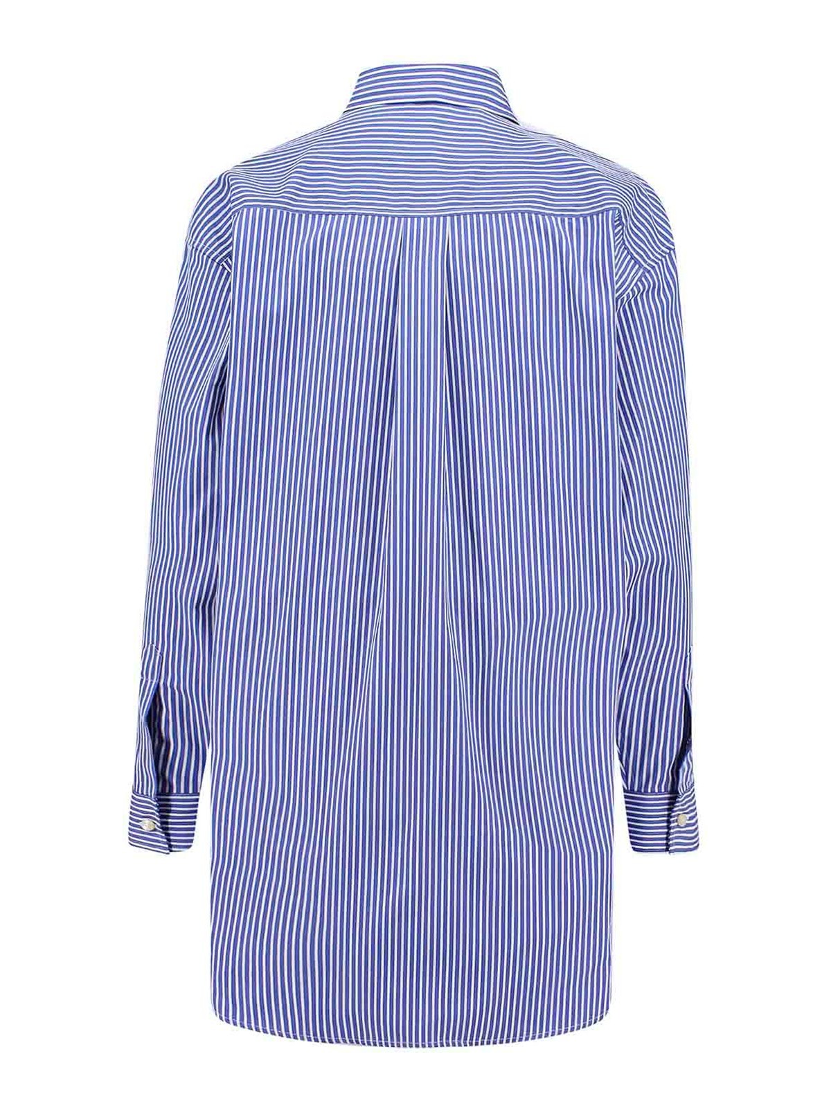 Cotton shirt with frontal logo embroidery 1938538800200 (ETRO / シャツ・ブラウス ) | ETRO (エトロ)(1)