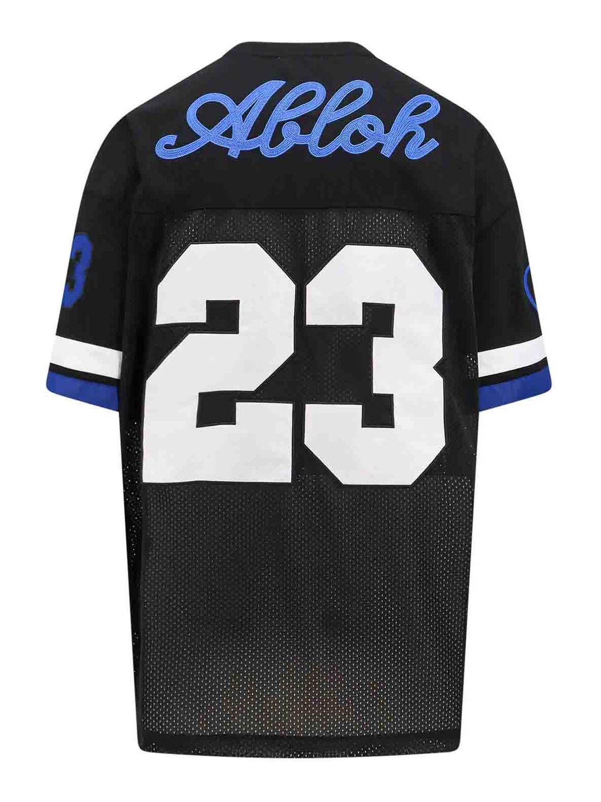 Baseball mesh t-shirt with frontal logo OMAA169S24JER0011001 (Off-White / Tシャツ・カットソー ) | Off-White (オフホワイト)(1)