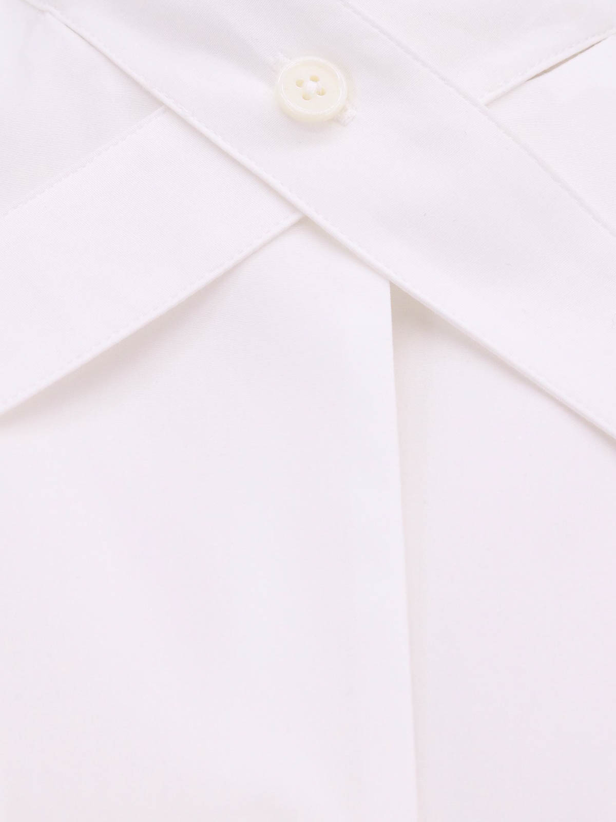 Cotton shirt with straps and metal buckle OWGE014F23FAB00100100 (Off-White / シャツ・ブラウス ) | Off-White (オフホワイト)(2)