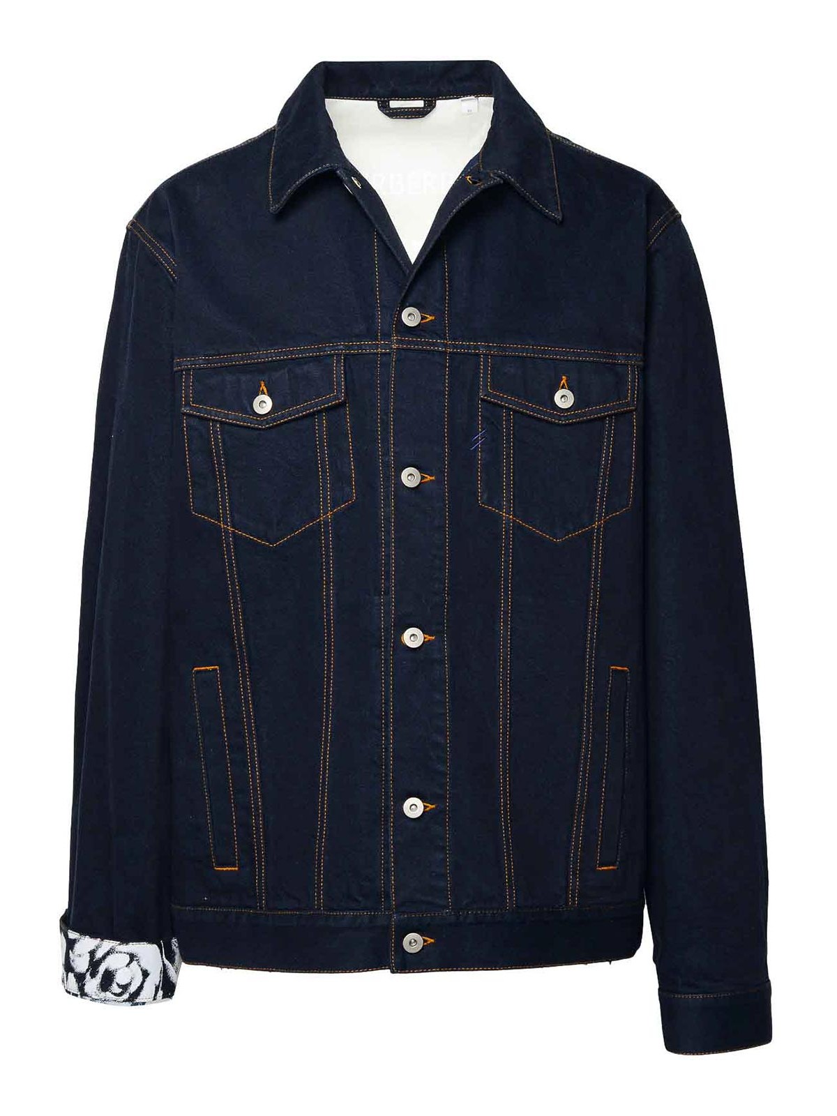 Indigo Blue Cotton Jacket 8080770 (Burberry / カジュアルジャケット ) | Burberry (バーバリー)