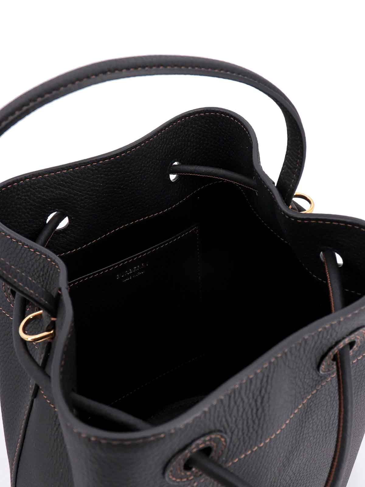 Leather shoulder bag with tartan motif 8055691 (Burberry / ハンドバッグ・ショルダーバッグ ) | Burberry (バーバリー)(2)