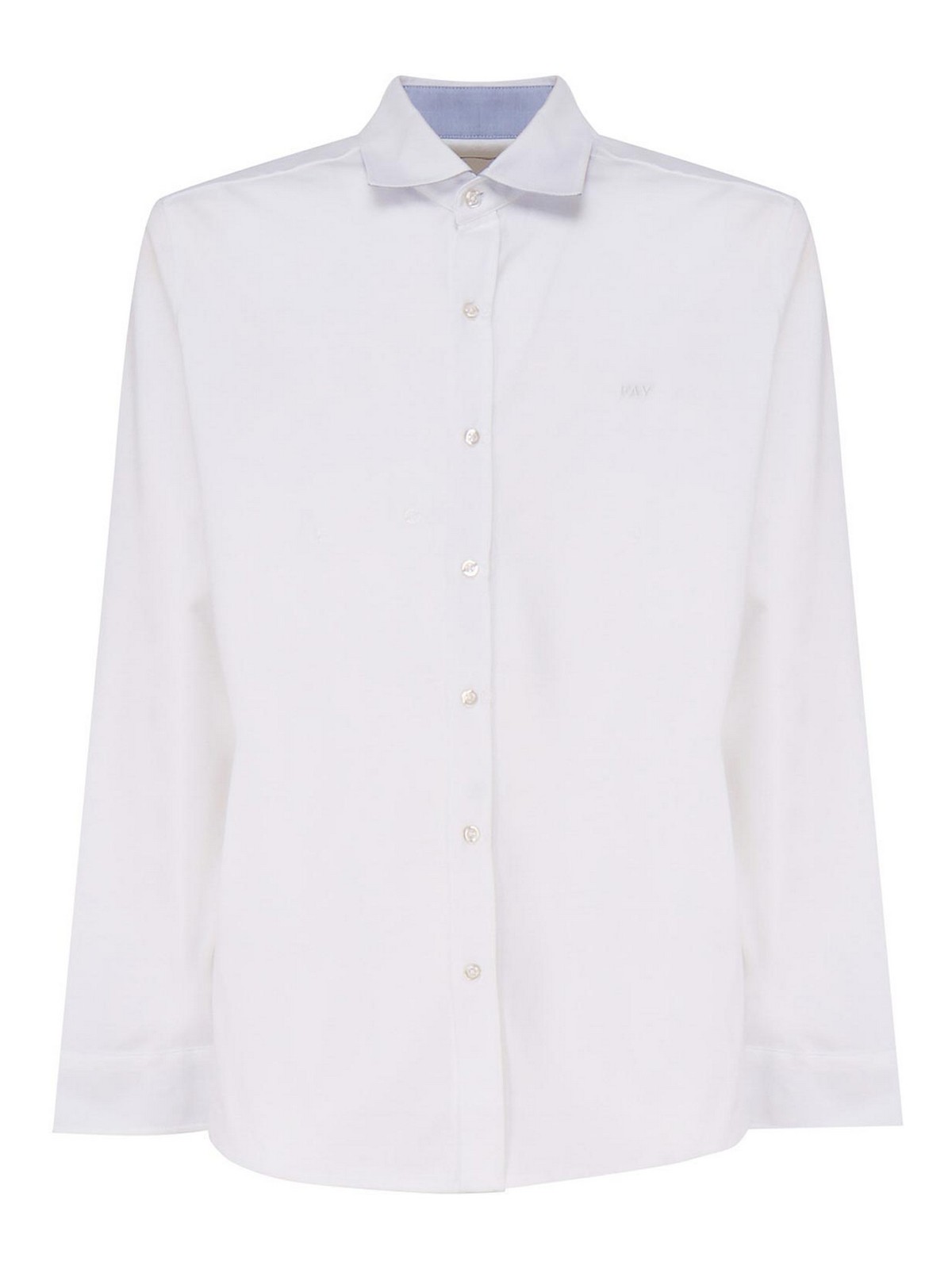 Cotton Shirt With Ton Sur Ton Logo NRMA3481540VYPB001 (Fay / シャツ・ブラウス ) | Fay (フェイ)