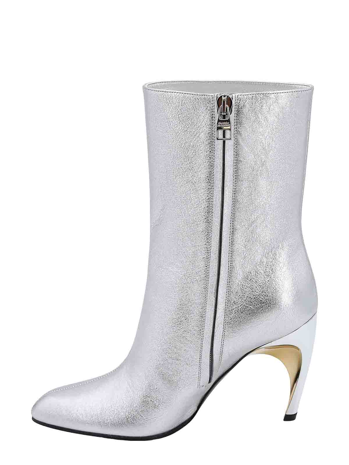 Laminated leather ankle boots 780677WIF218369 (Alexander McQUEEN / ブーツ ) | Alexander McQUEEN (アレキサンダー・マックイーン)(2)
