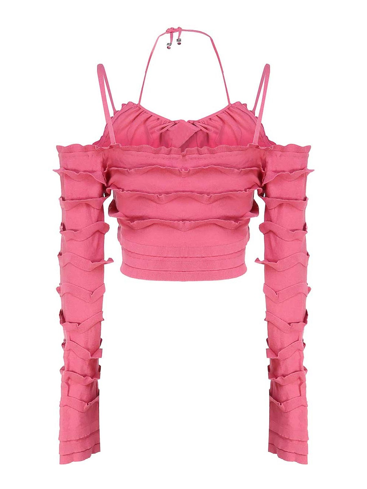 Knit Top With Ruffles 2M446AN0722 (Blumarine / Tシャツ・カットソー ) | Blumarine (ブルマリン)(1)