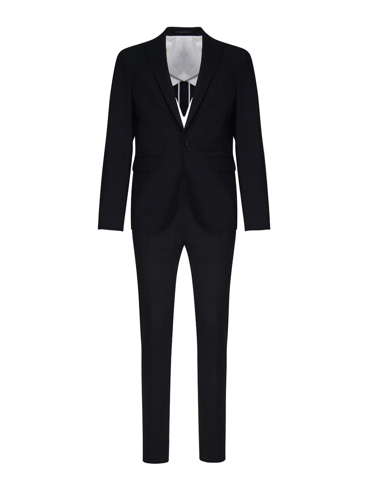 Stretch suit slim fit peak lapels two-button S74FT0454S40320524 (Dsquared2 / スーツ ) | Dsquared2 (ディースクエアード)